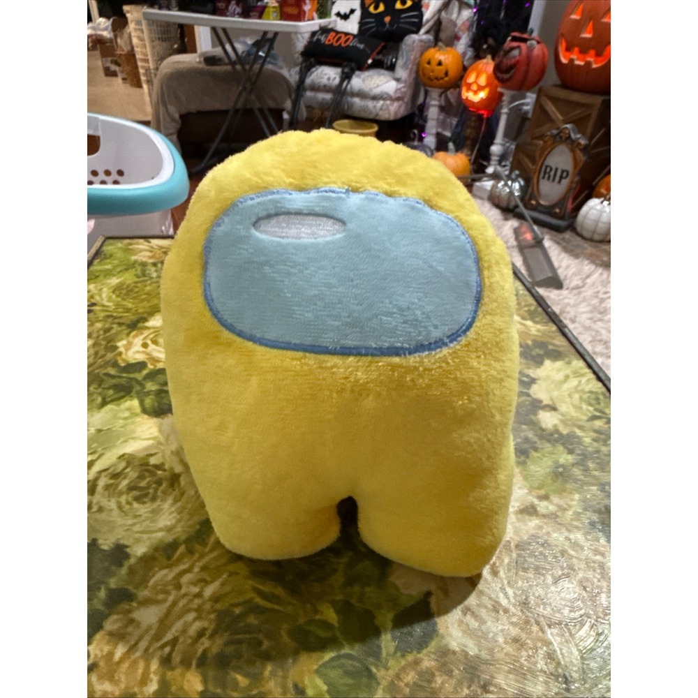 Among Us Yellow Crewmate Plush 7 Inch Stuffed Animal Toy Gaming Collectible
